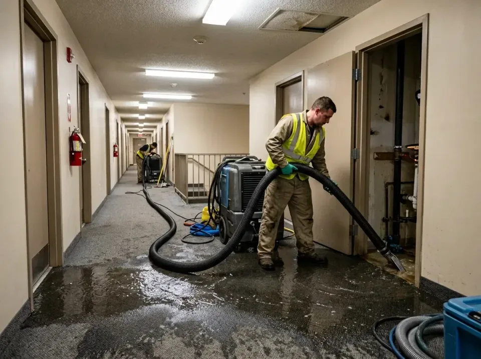 multi-unit-apartment-hallway-f-005 — frequently asked questions, Emergency Burst Pipe Water Extraction & Removal in Live Oak…